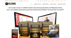 Desktop Screenshot of goldstandard-gamsat.com